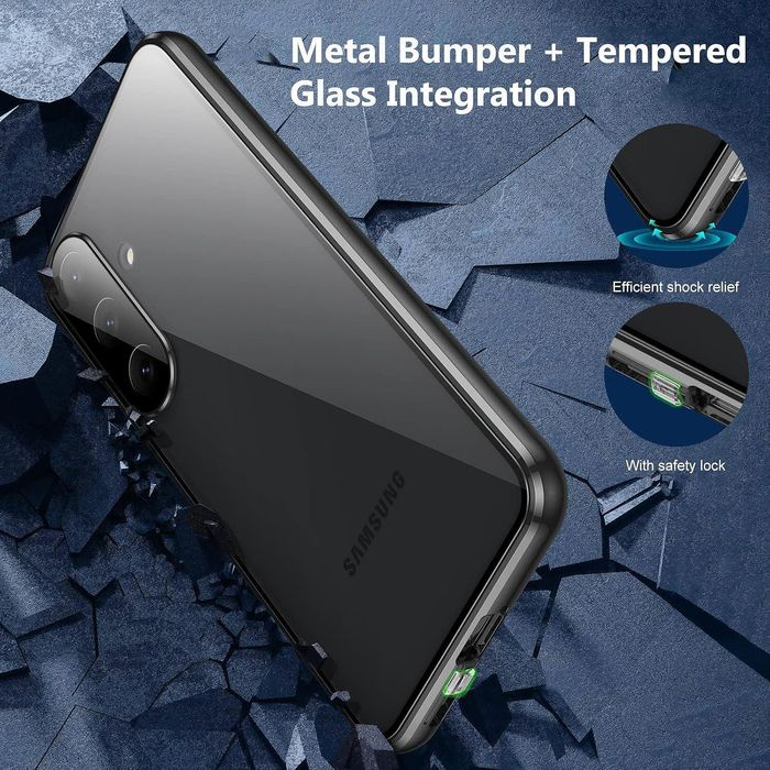 Двоен Магнитен Кейс за Samsung Galaxy A17 със защита на камерата