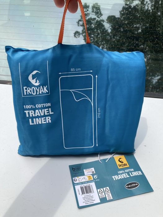 Нов памучен чаршаф за Спален чувал / Къмпинг, палатка