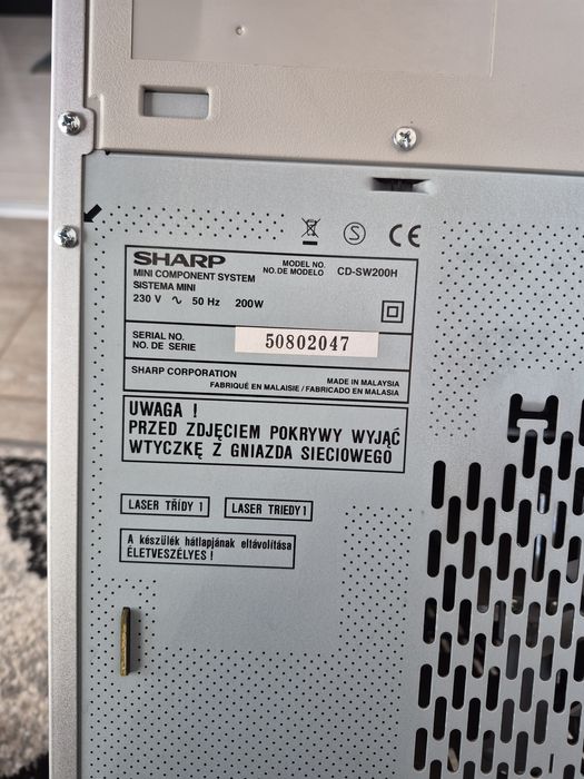 Vând sistem Sharp CD-SW200H