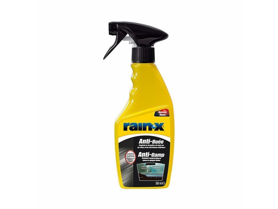 Solutie anti ceata Rain-X Anti Fog 500 ml, tratament pentru geamuri interioare si oglinda retrovizoare, elimina condensul