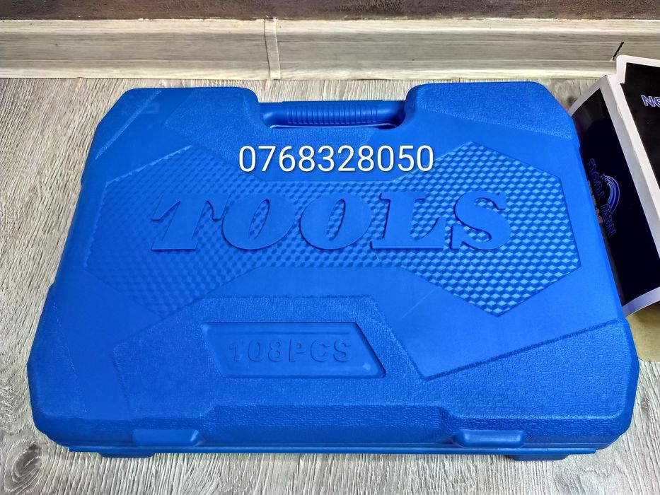 Trusa de scule, 108 piese, material crom vanadium, geanta transport