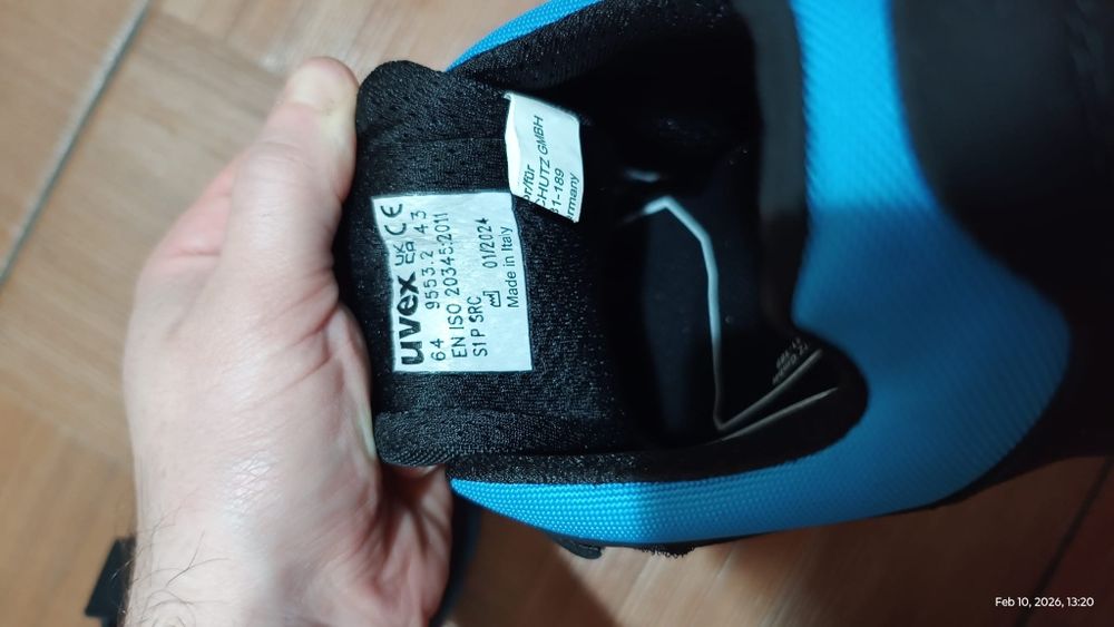 Sandale de protectie Uvex 2 S1 ESD SRC 95532, marime 43