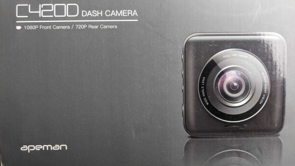 Camera auto DVR Dubla Apeman C420D, Full HD, 170 grade Parking guard