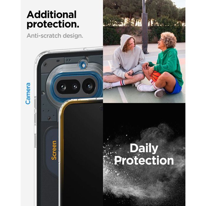 Прозрачен Кейс Spigen Ultra Hybrid за Nothing Phone 4a – Crystal Clear