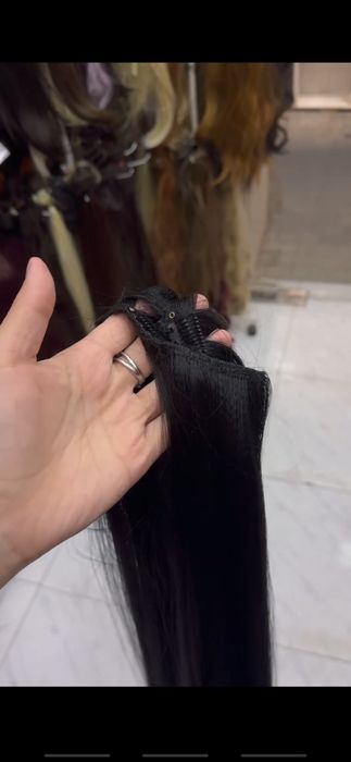 Narashka zakolkalik soch 80 sm qora rang