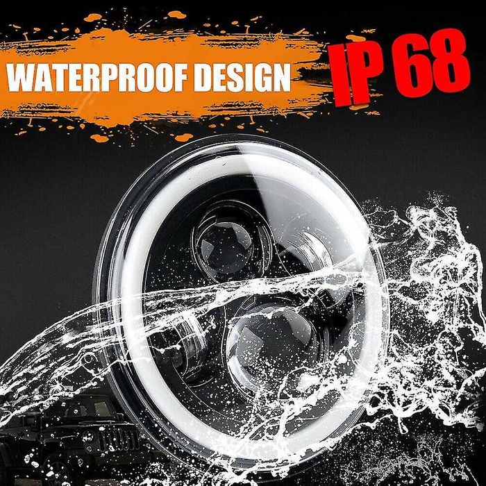 set 2 bucati moto, atv, lumini faruri 7