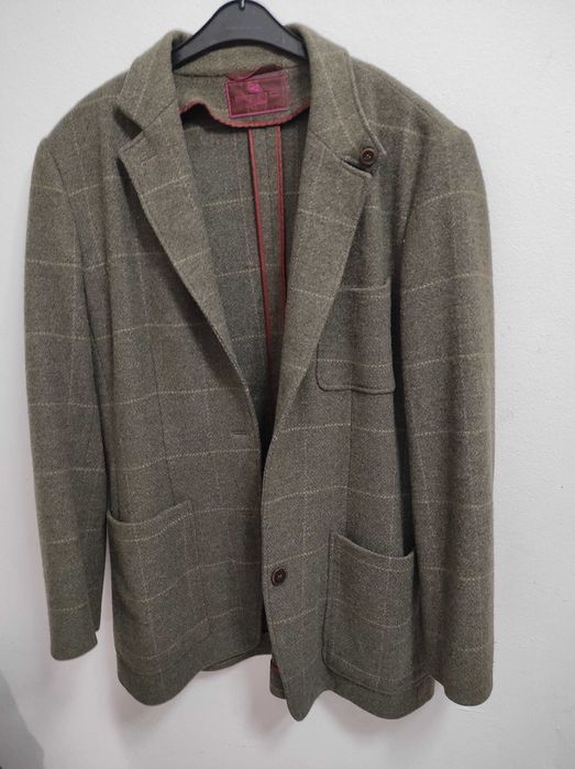 Оригинално италианско сако на марката etro ориг норвежки  пуловер вълн