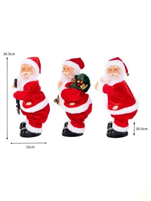 Танцующий Санта, музыкальный Дед Мороз, новогодняя фигурка