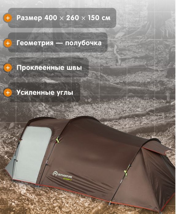 Новая четырехместная палатка