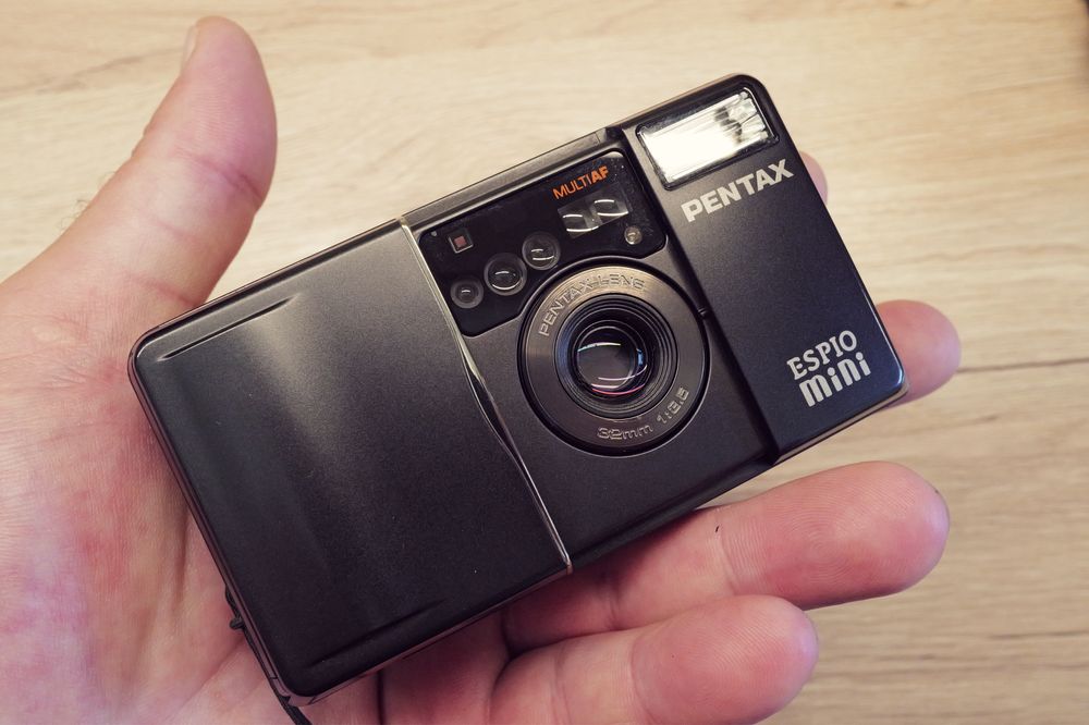 Aparat foto Pentax Espio Mini Legendar de top MJU film point shot