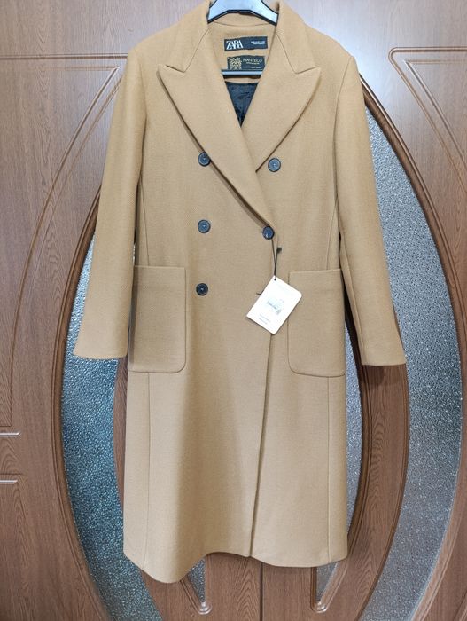 Palton Zara Manteco  M 75% lana