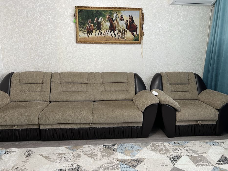 Продам диван и кресло 40000