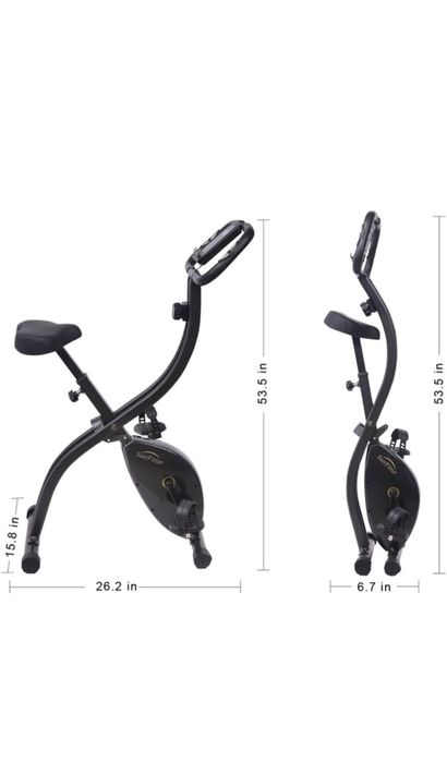 Bicicleta fitness pliabila, greutate maxima utilizator 100 kg