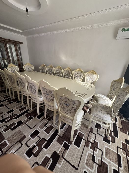 16 stol stul komplekt 1 2 marta ishlatilgan yengi