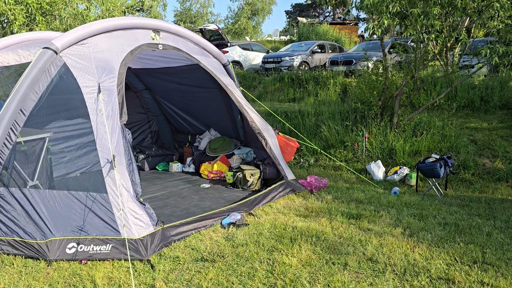 Палатка надуваеми рейки 6 местна  Outwell Starhill 6A