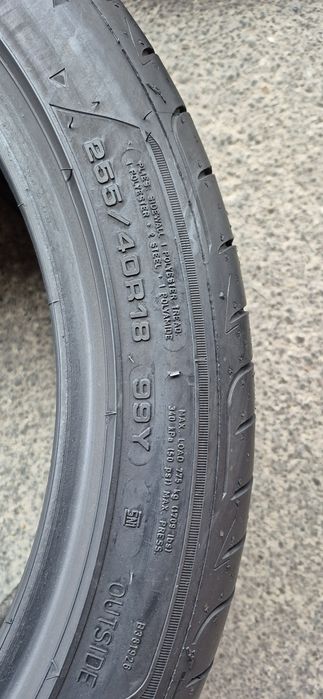 4 anvelope vara RFT  Goodyear,fata 225/45/18,spate 255/40/18.Pret/buc