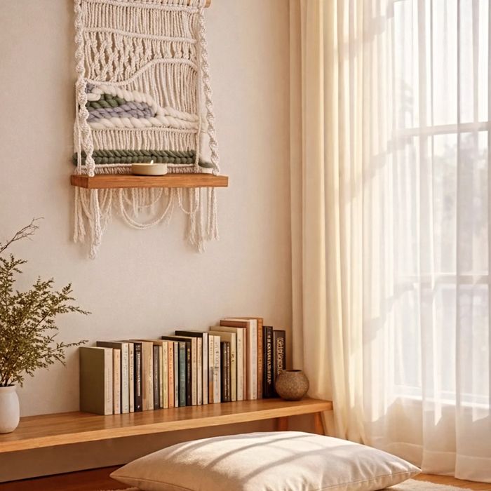 Макраме пано за стена