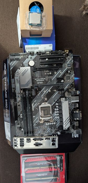 I5 10400f + placa baza + kit 2x8gb ddr4
