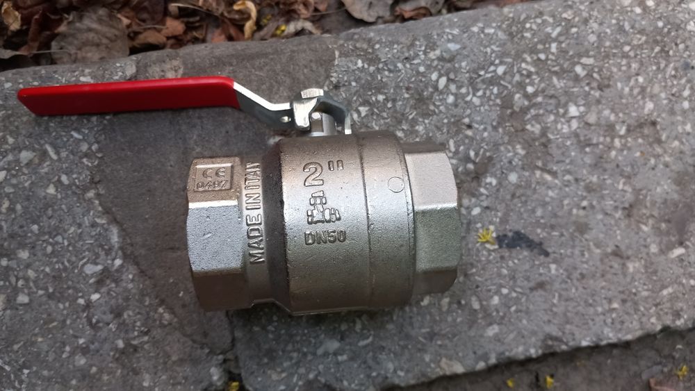 2 robineti de bronz de 2 țoli noi