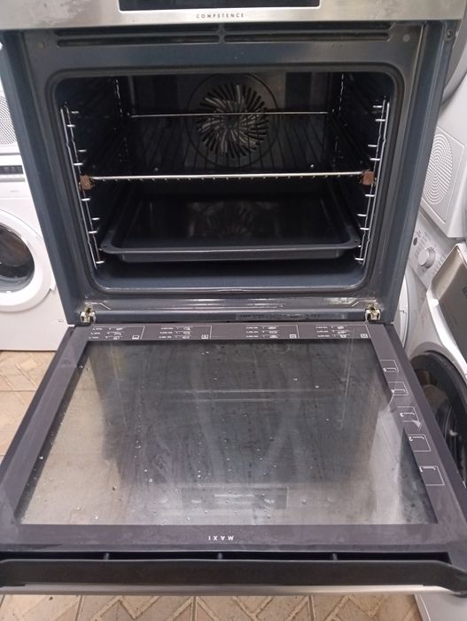 Иноксова печка за вграждане с индукционни котлони Аег Aeg  с Гаранция