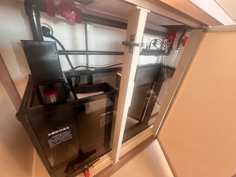 Acvariu SunSun HLFT High-grade 1200 mm cu filtru Sump