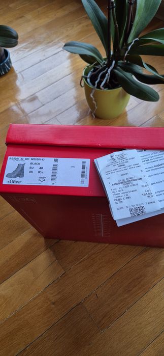 Боти s.Oliver черни