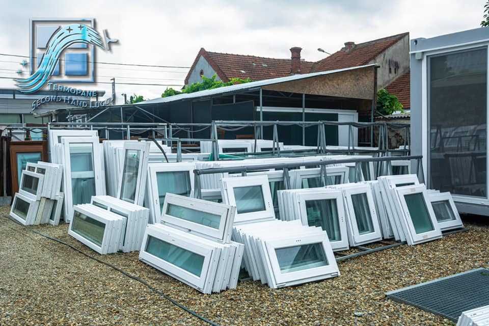 termopane geamuri albe noi un canat de la 150lei