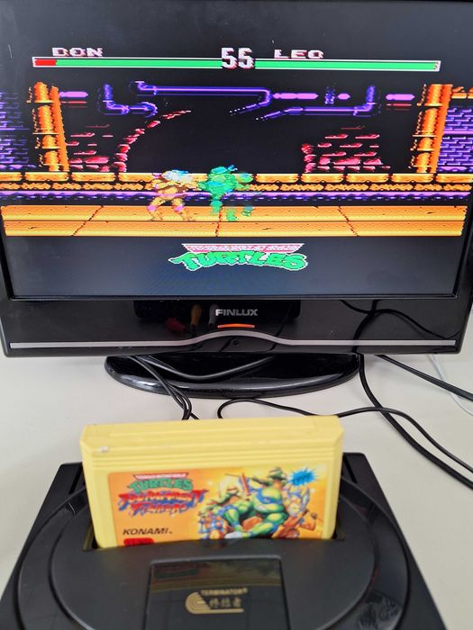Turtles Tournament Fighters, caseta discheta clasica cu joc consola TV