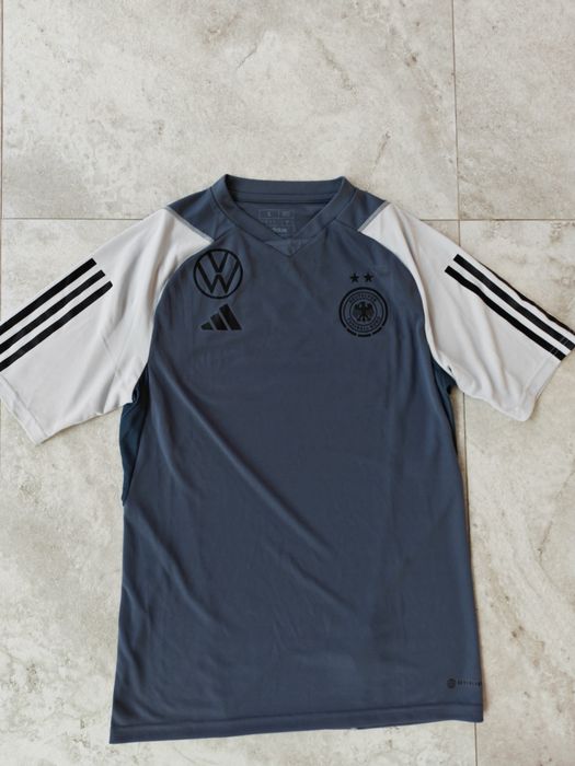 Tricou-adidas gray tshirt vw deutscher fussball bund