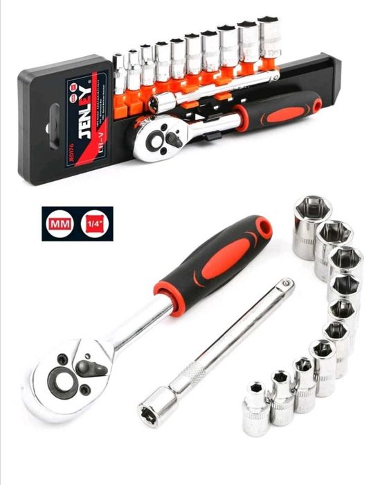 Комплект гедоре 12 части тресчотка с вложки подарък за мъж