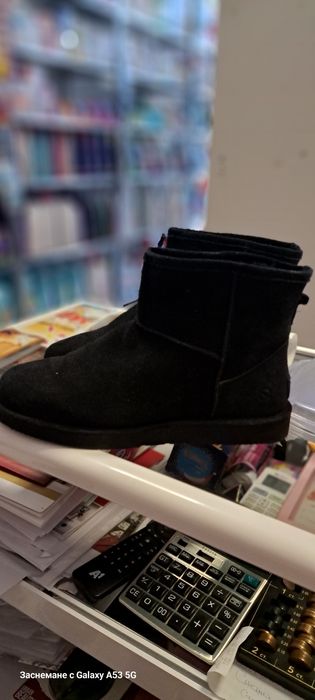 НОВИ Естествен велур боти 41 27 см