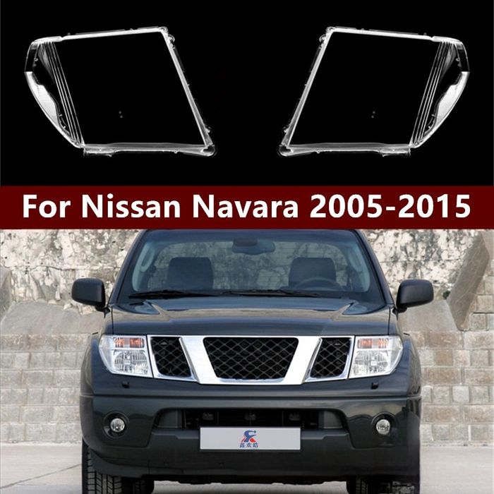 Стекла фар  Nissan navara