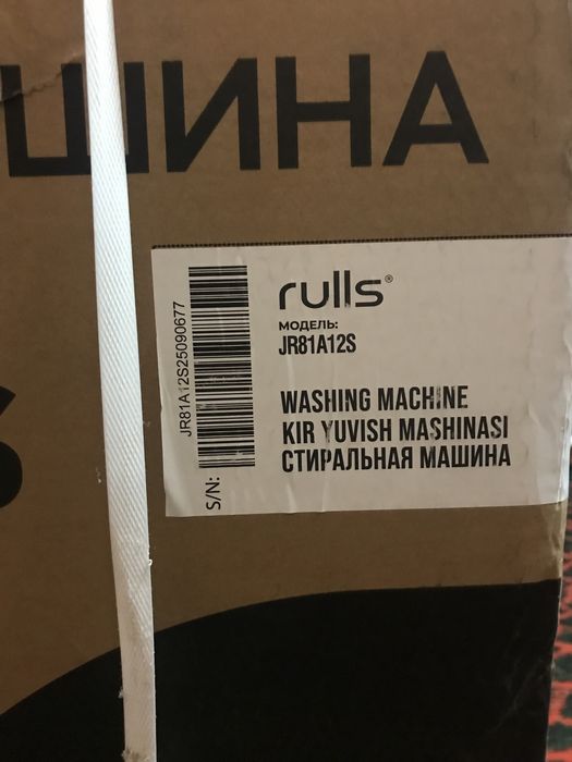 Kir yuvish mashinasi yangi ochilmagan avtomat 8kg