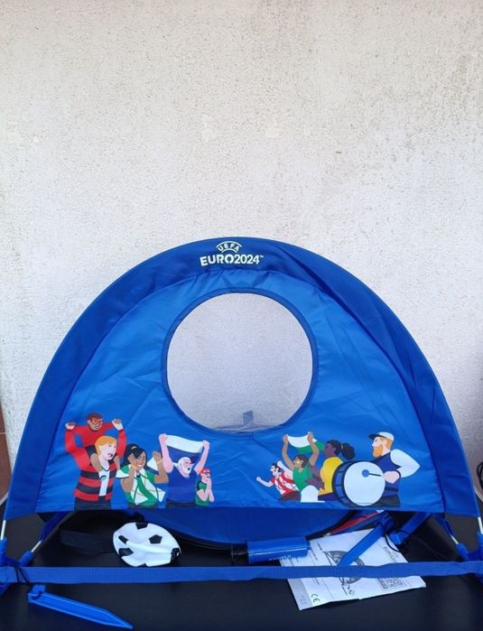 joaca copii poarta fotbal pop up minge pompa poarta uefa 2024