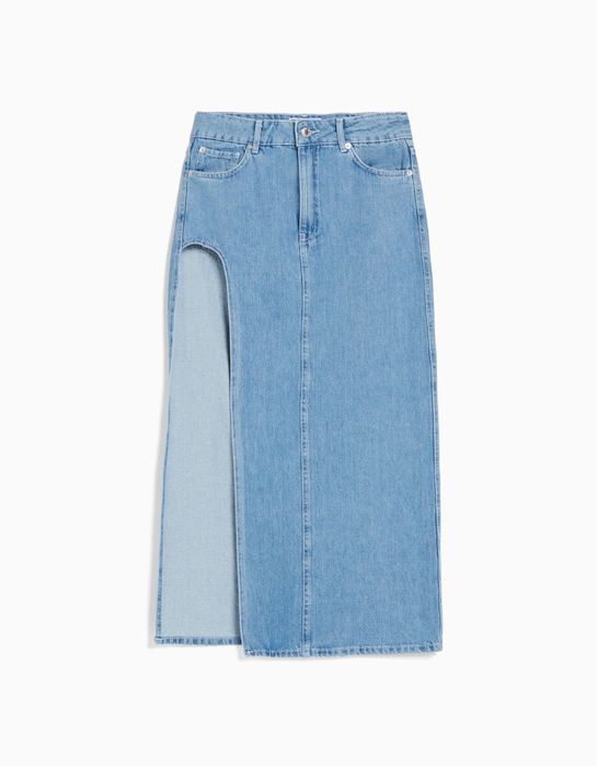 Bershka юбка джинсовая