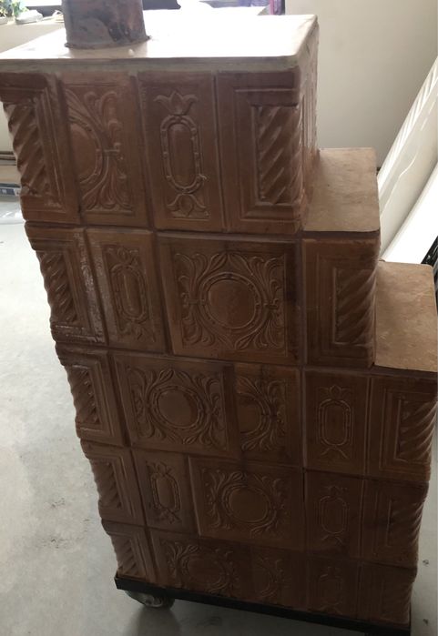 Soba, teracota mobila pe roti