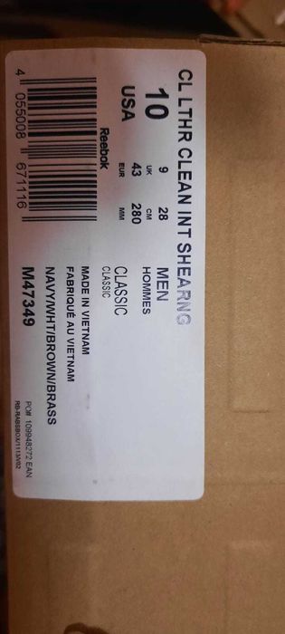 Кроссовки Reebok