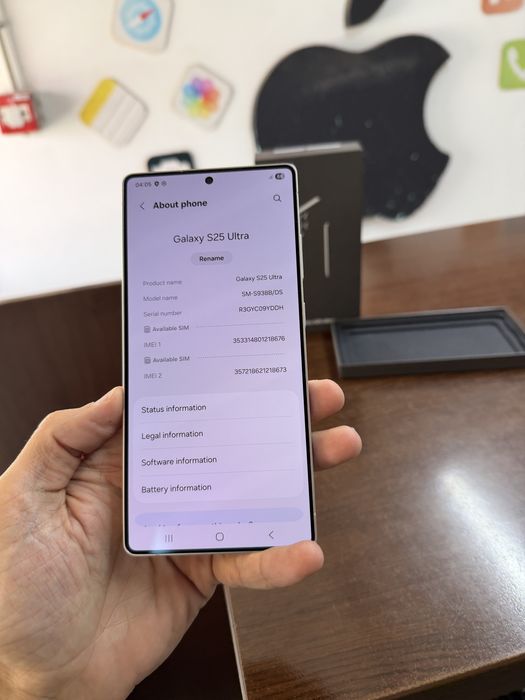 Vand Samsung S25 Ultra 256Gb impecabil