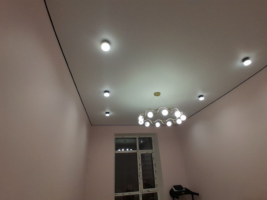 Натяжные потолки по 1500м²