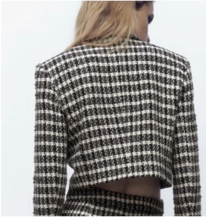 Късо сако букле Zara размер