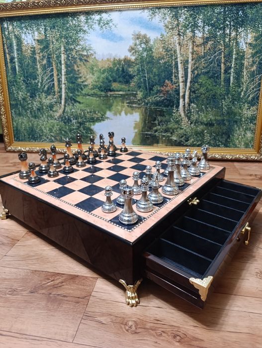 Шахматы металлические премиум класса