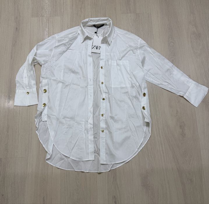 Стильная белая рубашка от Zara