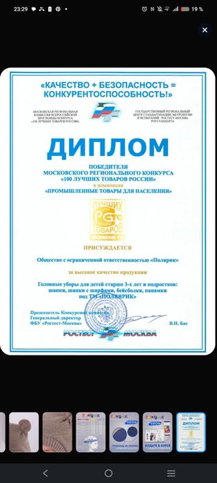 Шапка Поляярик Россия