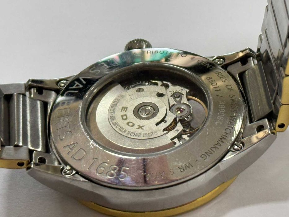 Мъжки Часовник EDOX Les Vauberts Men's Automatic Dress Watch