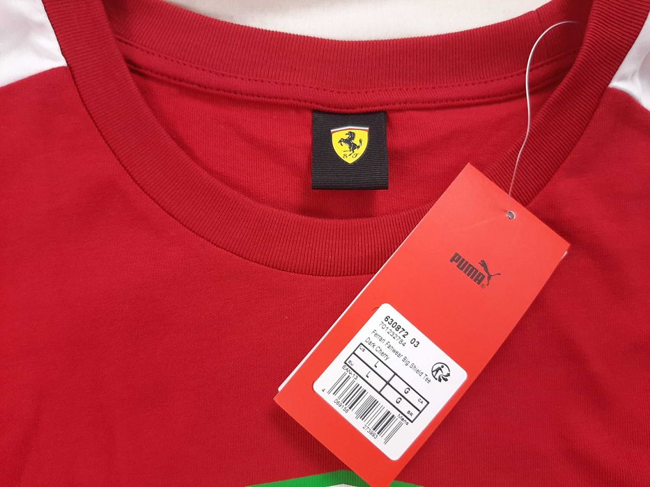 Puma Scuderia Ferrari F1 Shield - Оригинална мъжка тениска