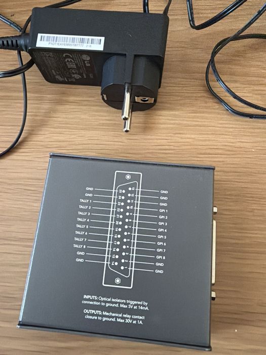 Blackmagic Design GPI and Tally Interface