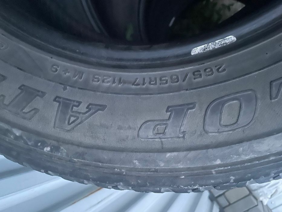 Летние 265/65/17 4шт Dunlop.