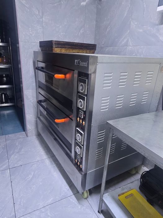 Двухэтажная духовка