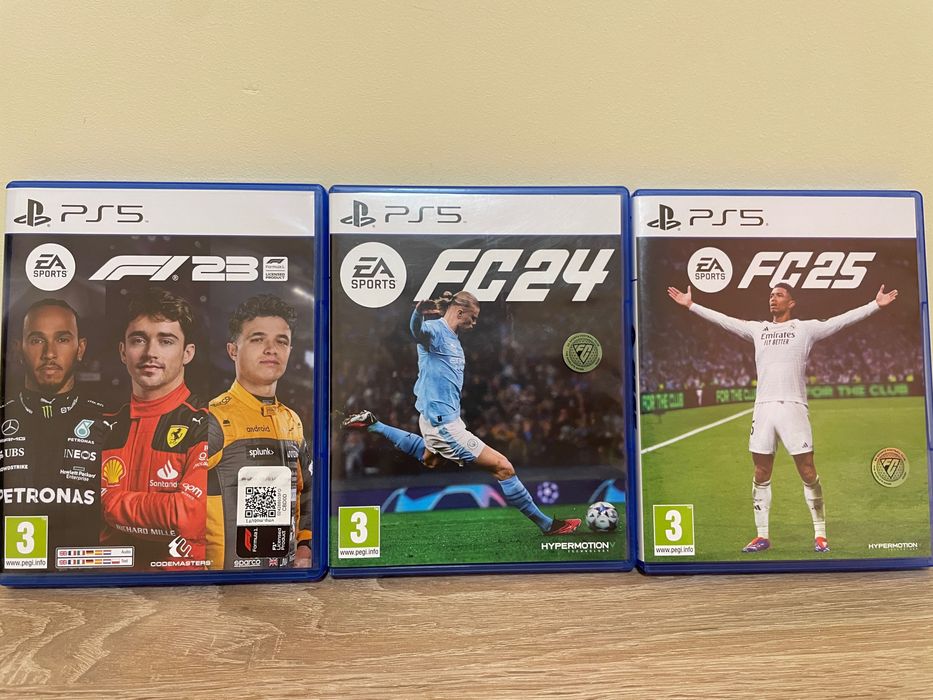 FC 25 FC 24 F1 23 игри за PlayStation 5