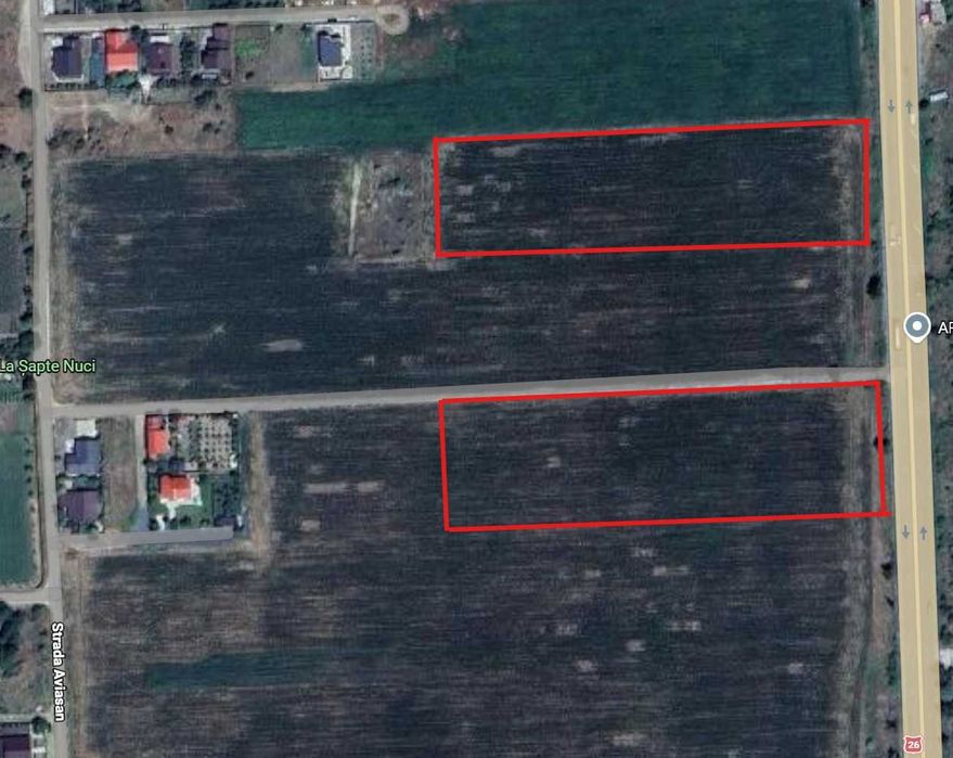 Vând teren Vanatori Galati (sat Costi) 7000/14000/21000 mp/100€/mp deschidere la DN26 50m, tel. 0744397100. Intravilan curți construcții.
